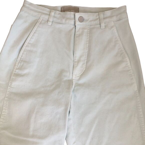 Everlane Light Blue "The UTILITY BARREL PANTS" High-Rise Ankle Pants Sz 4 $118 - Picture 6 of 16